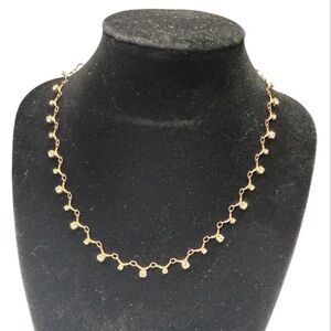 Monet Gold Beaded Necklace